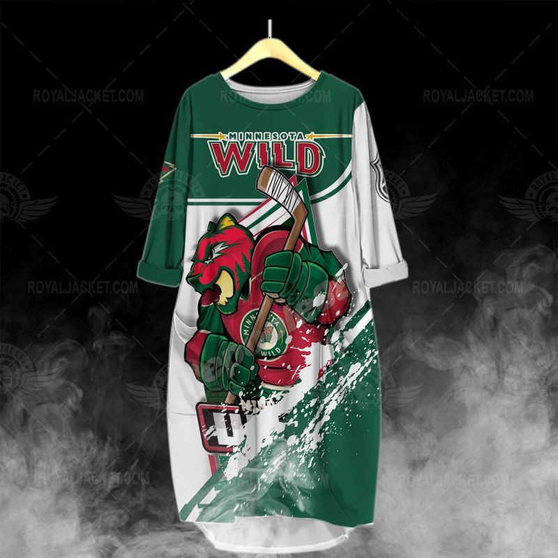 Minnesota Wild All Over Print Caftan3126