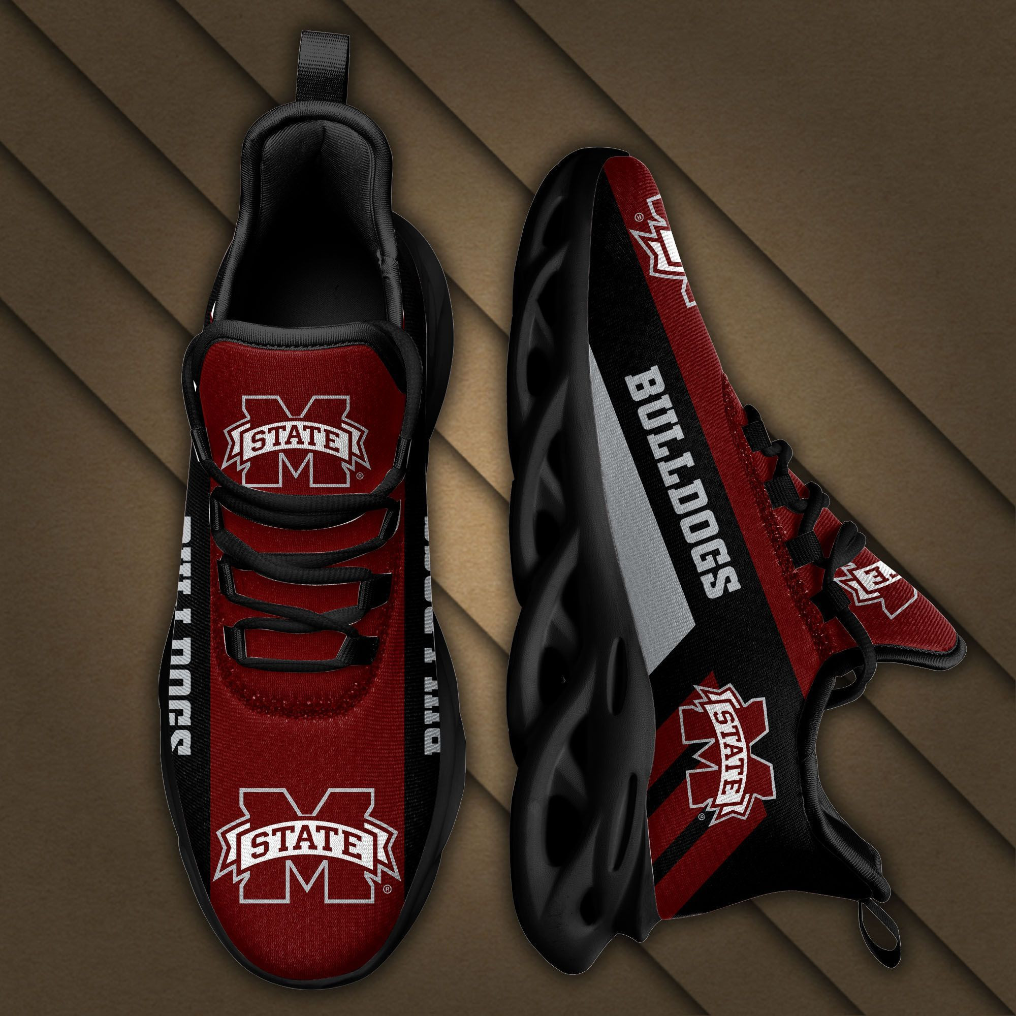 Mississippi State Bulldogs Max Soul Sneakers Shoes