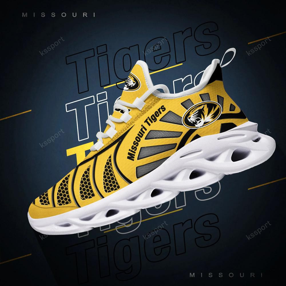 Missouri Tigers Max Soul Clunky, Black And White Running Shoes