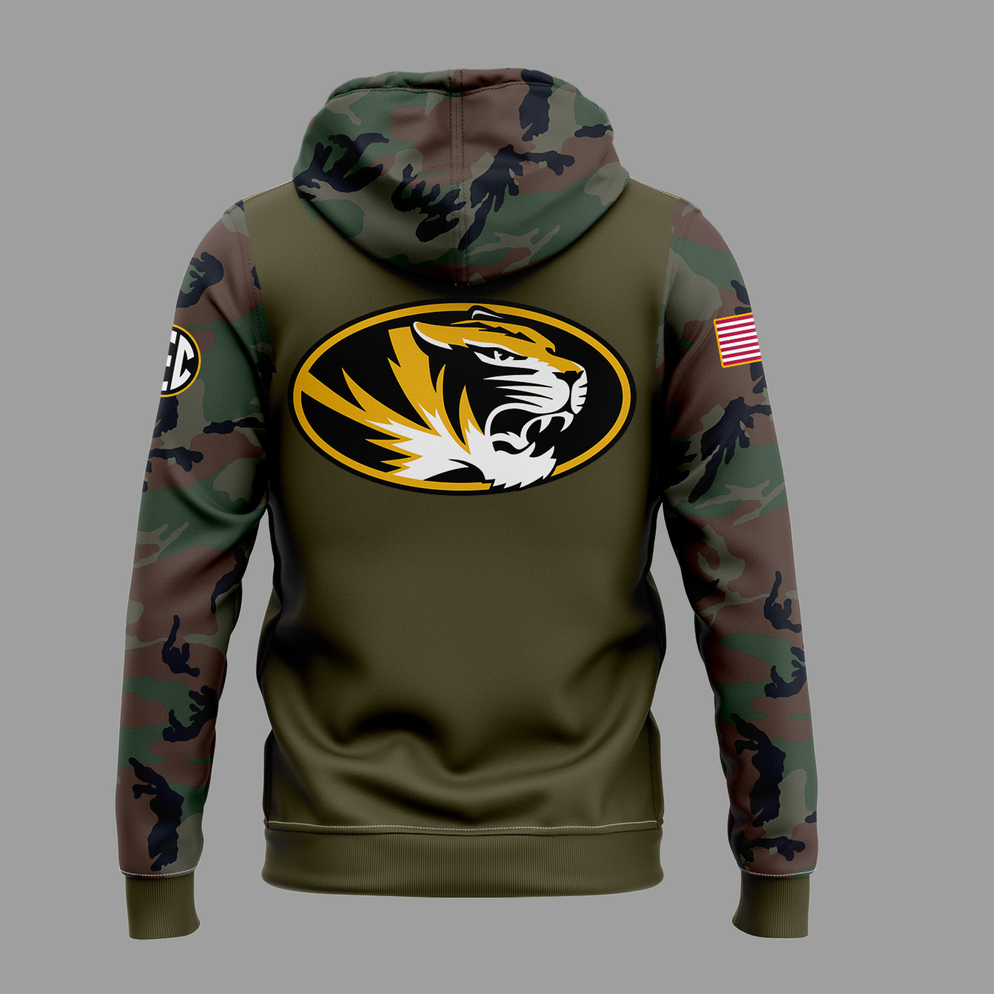 Mizzou Football Military Appreciation Hoodie
