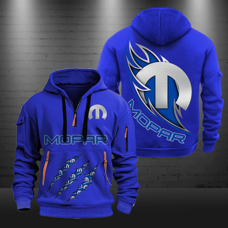 Mopar New Zip Hoodie 0465 Multicolor