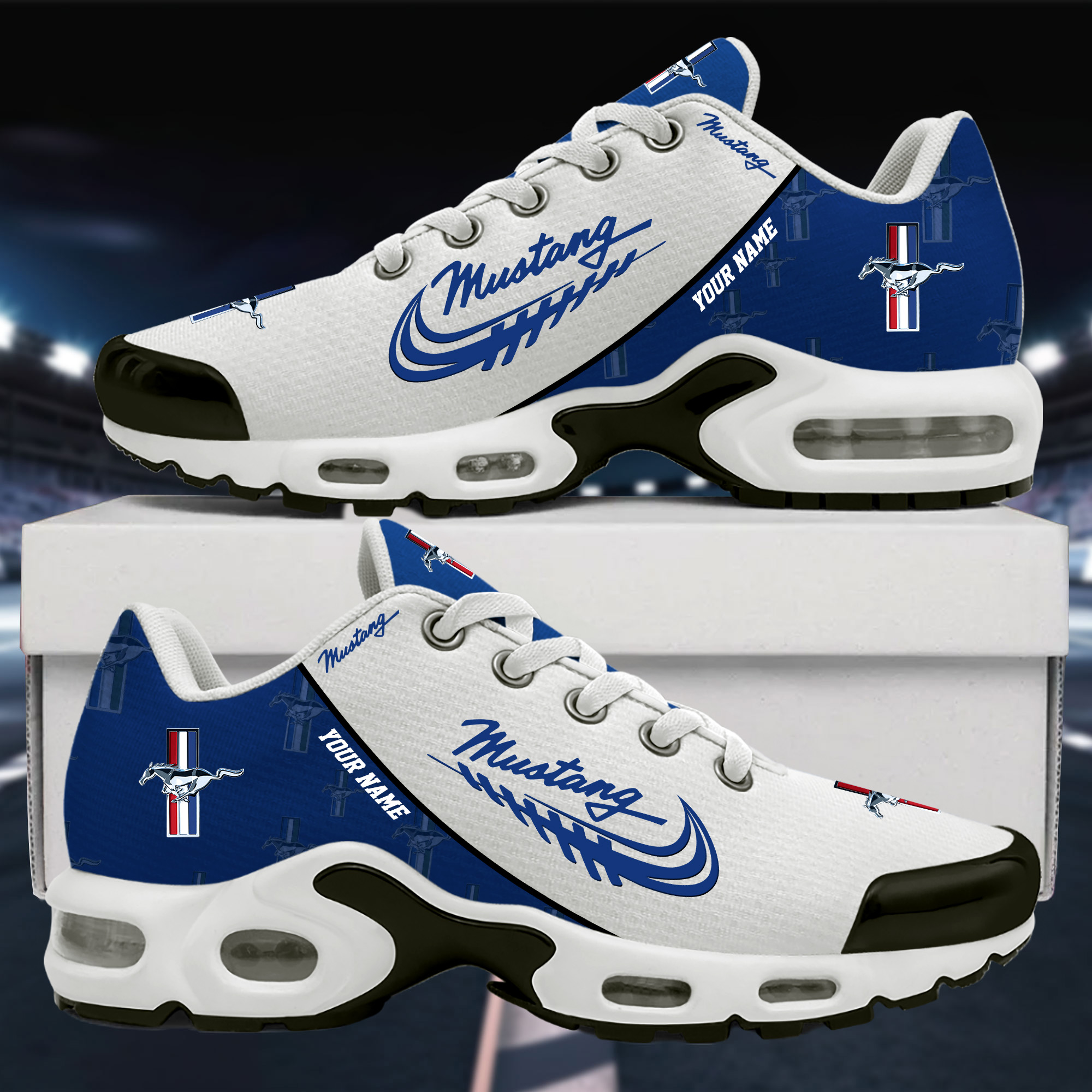 Mustang Custom Name Sport Shoes VS4