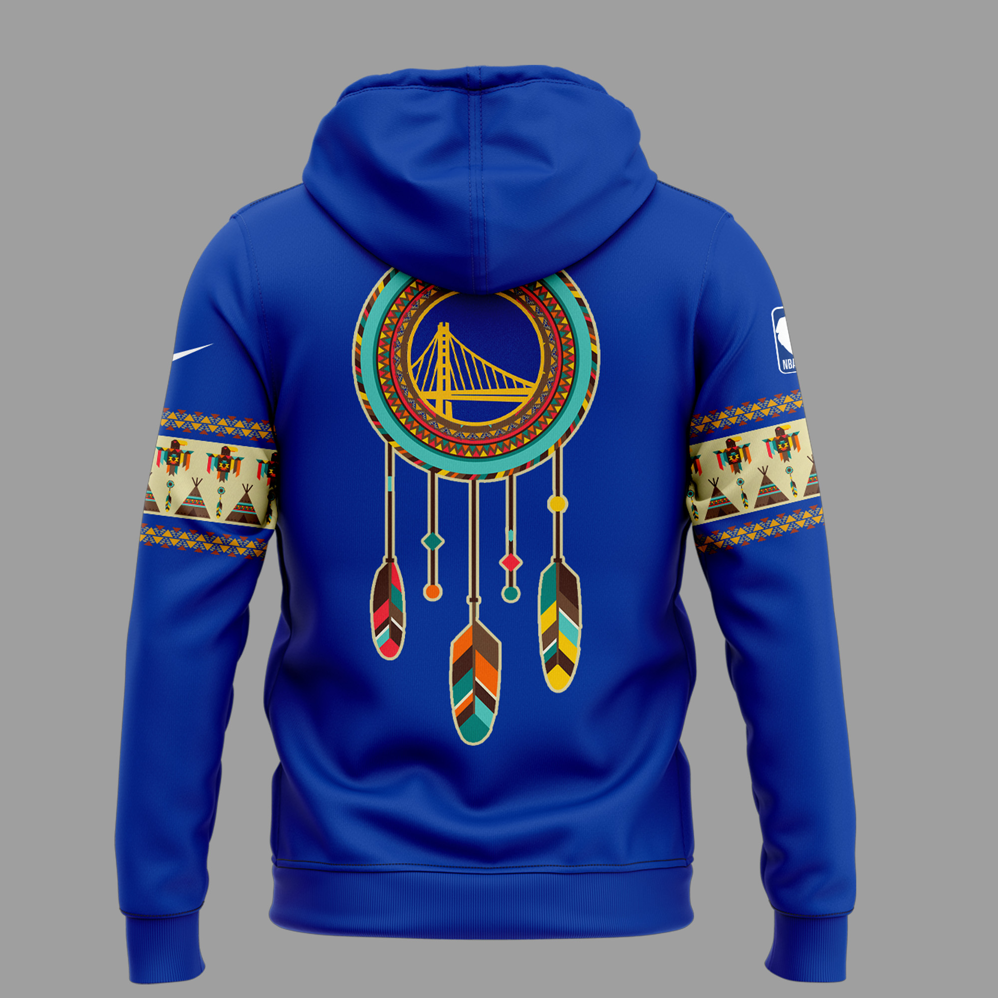 Native American Heritage Night Golden State Warriors Basketball Zip Hoodie