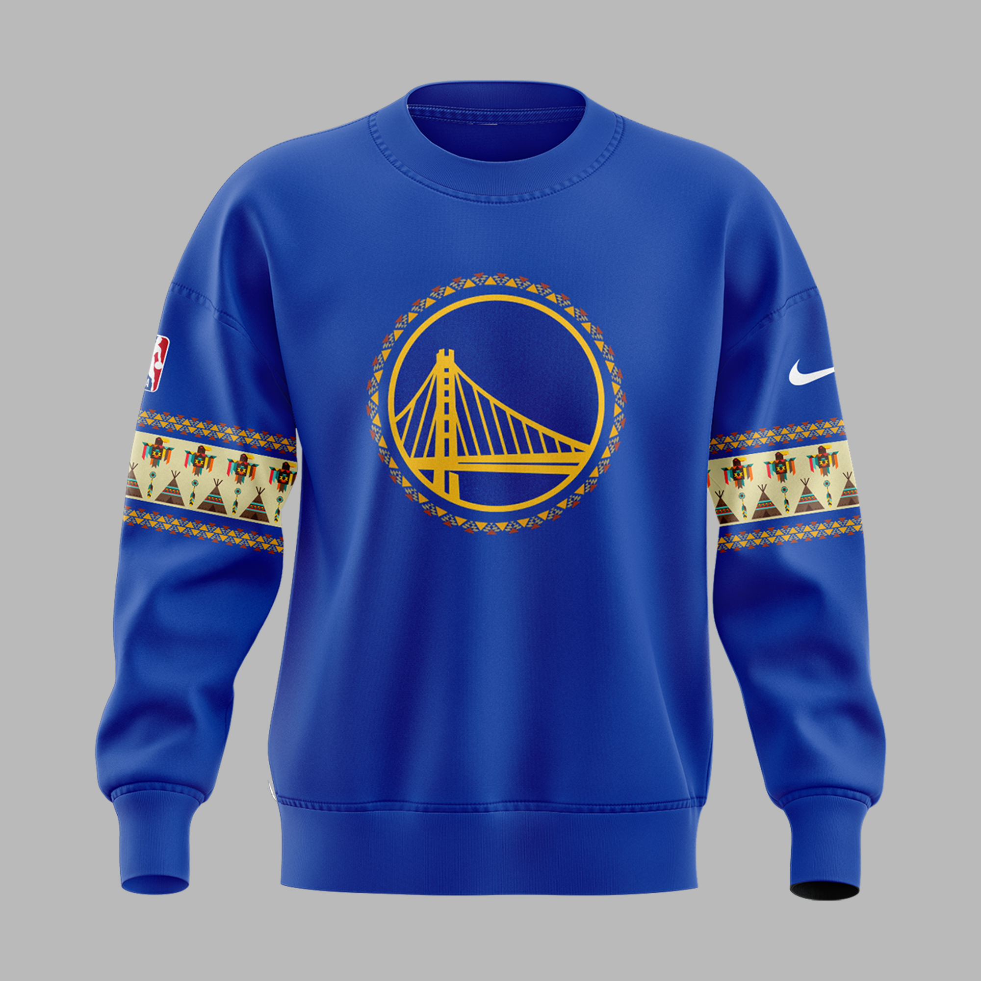 Native American Heritage Night Golden State Warriors Basketball Zip Hoodie