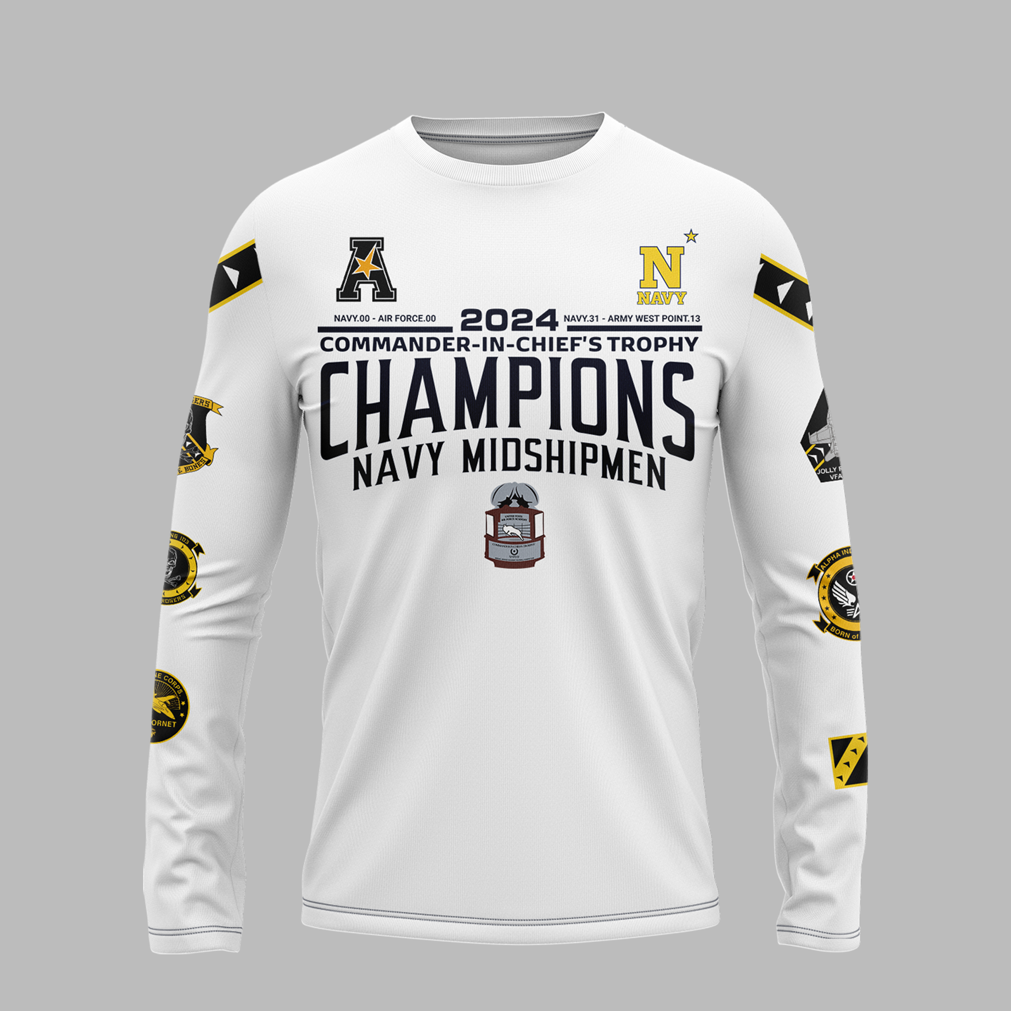 Navy Midshipmen CIC Trophy Champions Hoodie