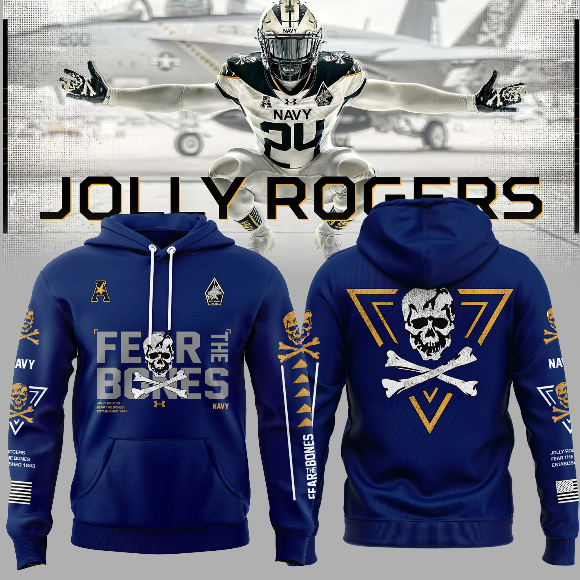 Navy Midshipmen Special Edition Football Hoodie