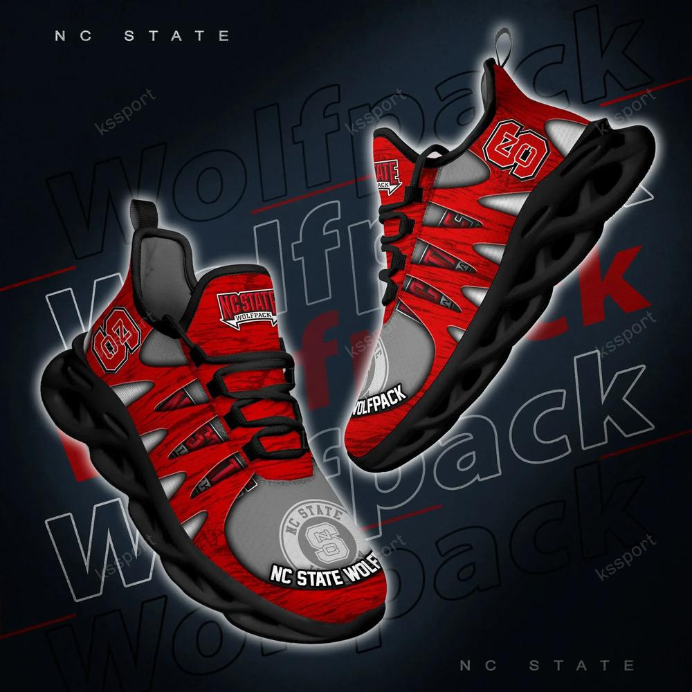 Nc State Wolfpack Max Soul Shoes, Running Sneakers