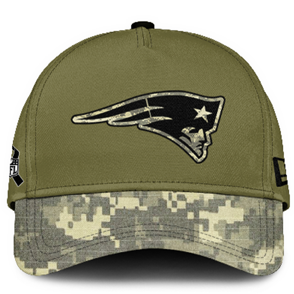 New England Patriots Salute to Service Club Camo Hoodie #1