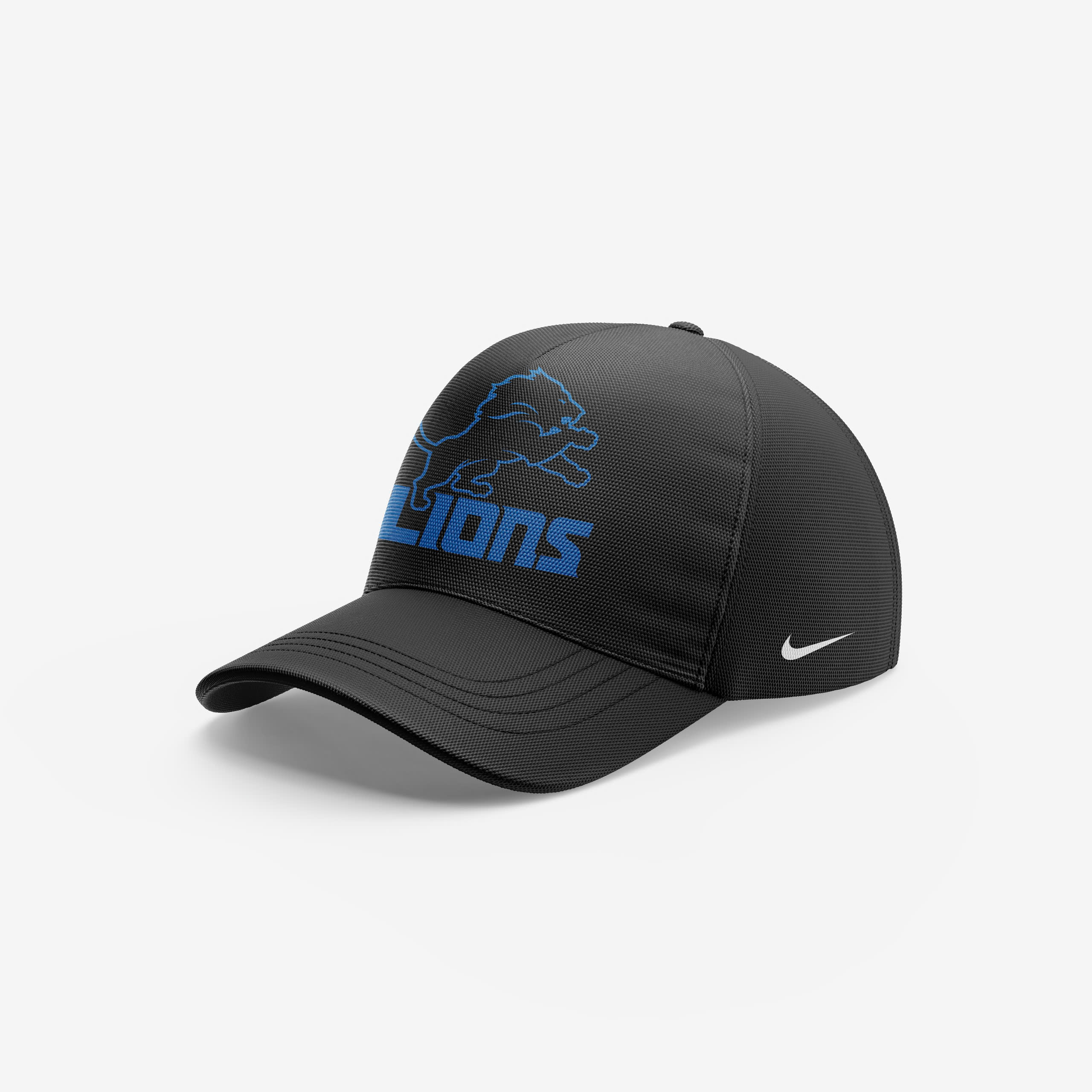 New Era Black Detroit Lions Momentum 9FORTY Adjustable Hat
