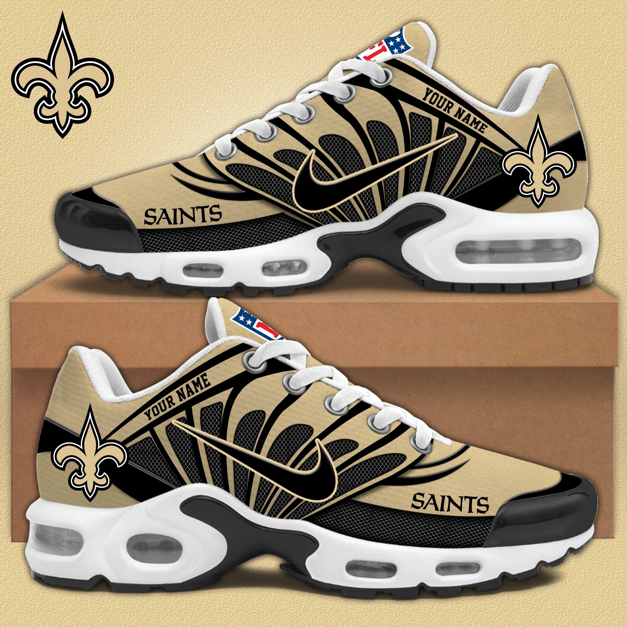 New Orleans Saint Sneakers 2024