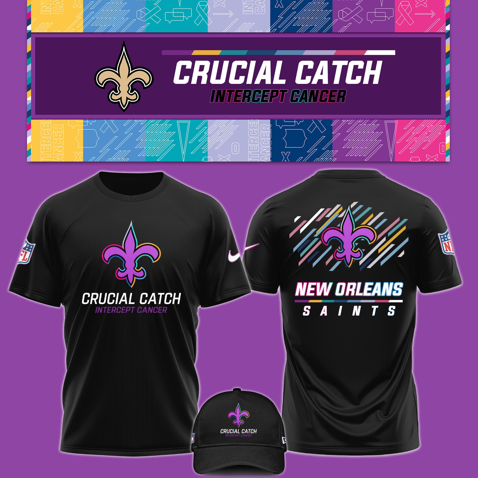 New Orleans Saints Crucial Catch Hoodie