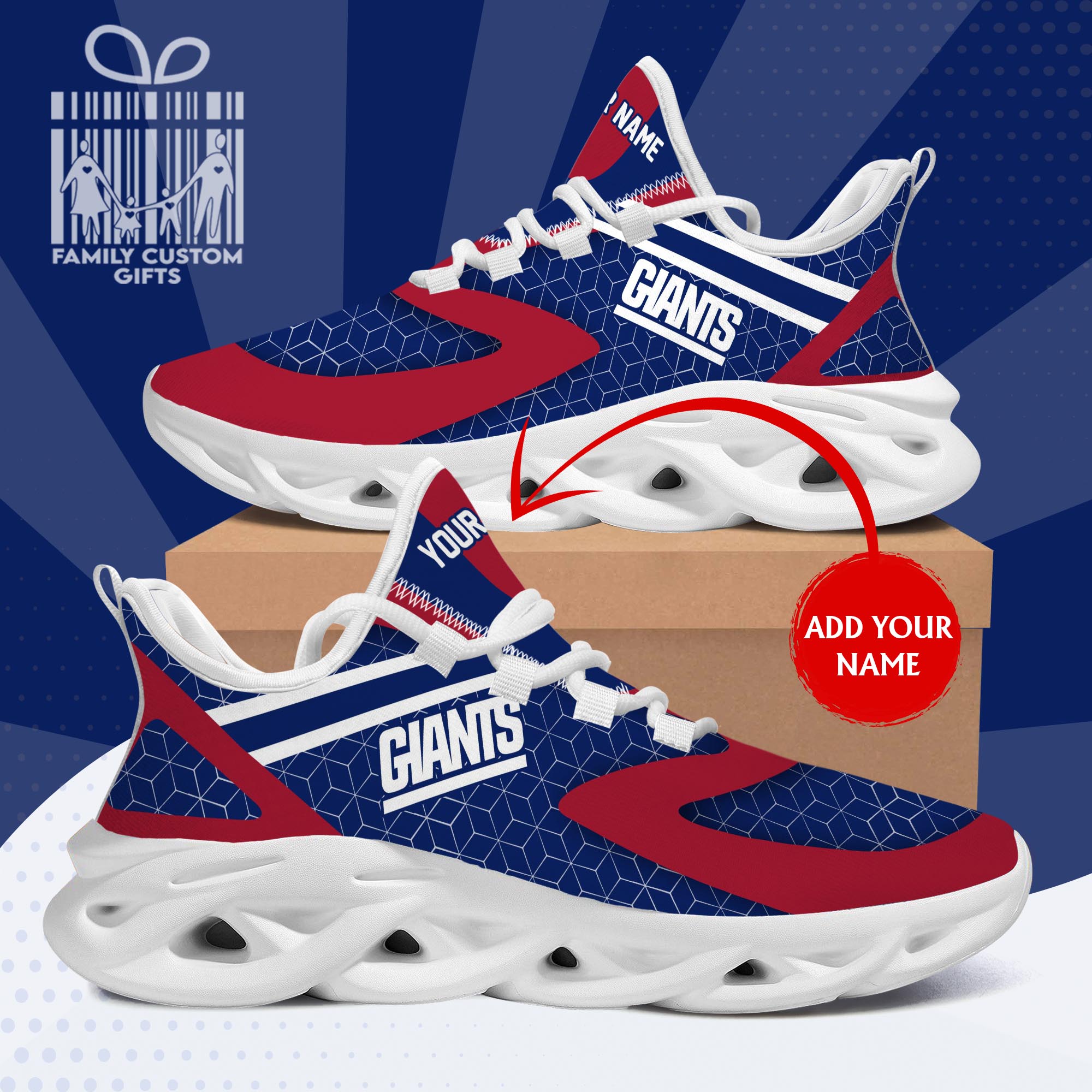 New York Custom Personalized Max Soul Sneakers Running Sport Shoes for Men Women