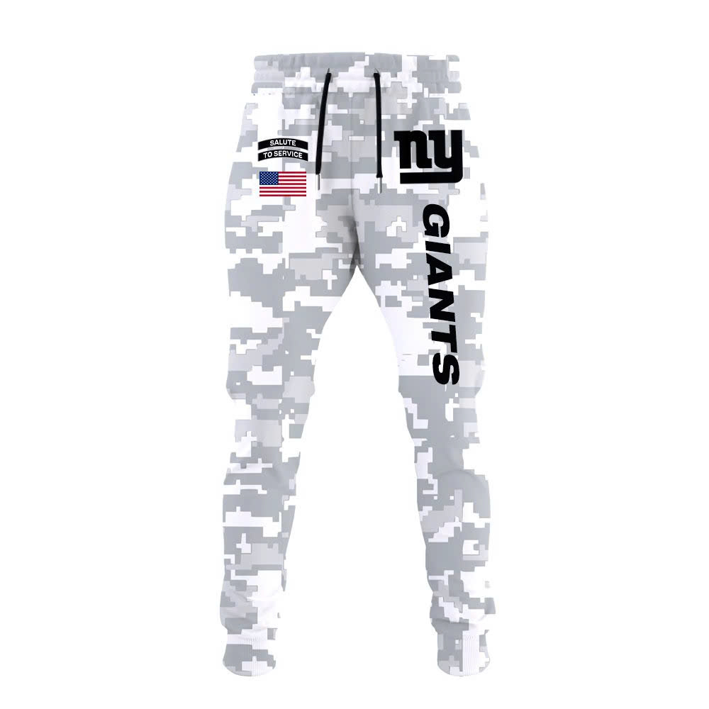 New York Giants Salute to Service Club Fleece Pullover Hoodie / Arctic Camo