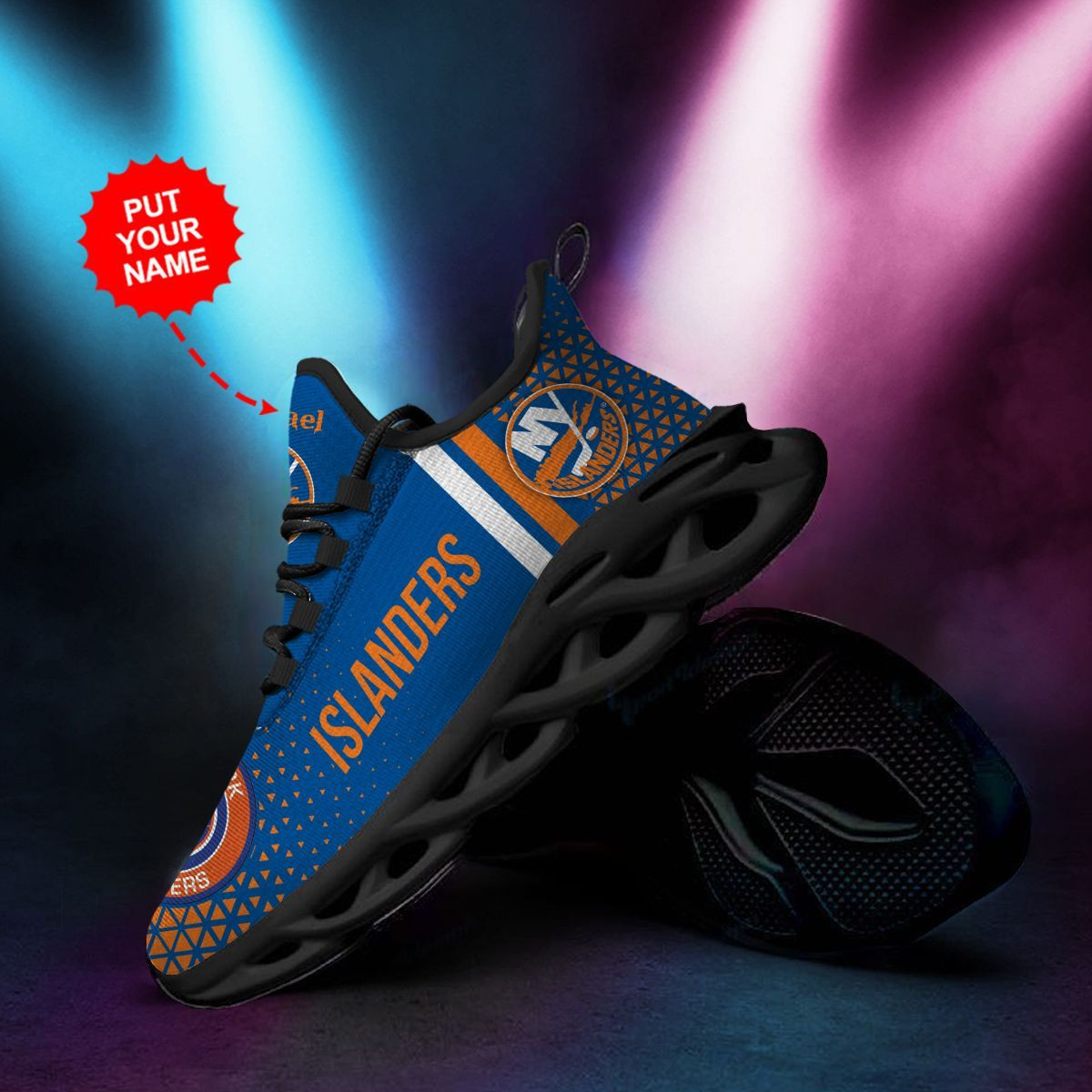 New York Islanders Custom Personalized Max Soul Sneakers Shoes