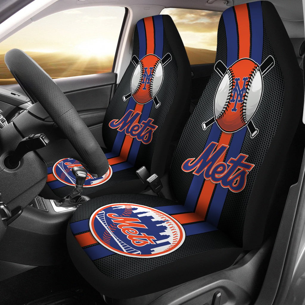 New York Mets Car Seat Covers MBL Baseball Ph220914-19