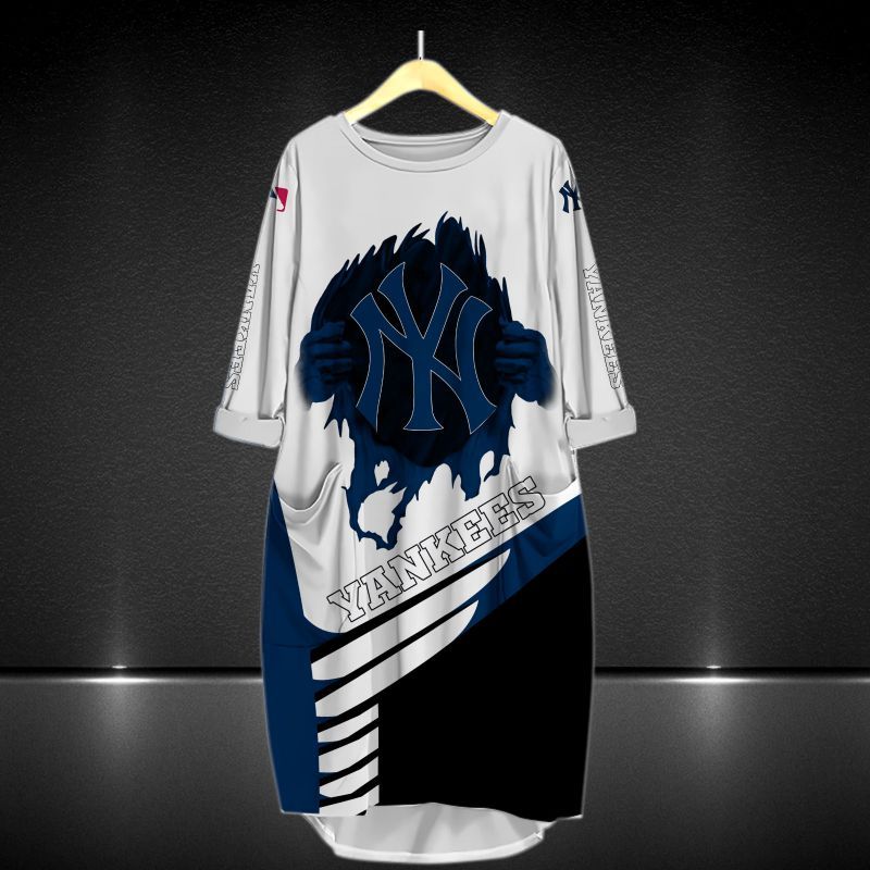 New York Yankees All Over Print Caftan7479
