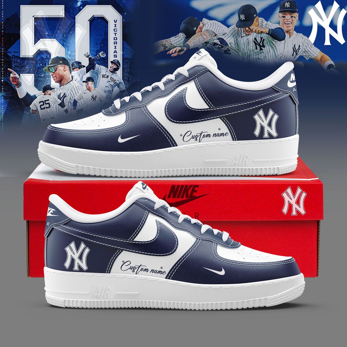 New York Yankees Sneakers For Fans Shoes SP28032402ID10DS10