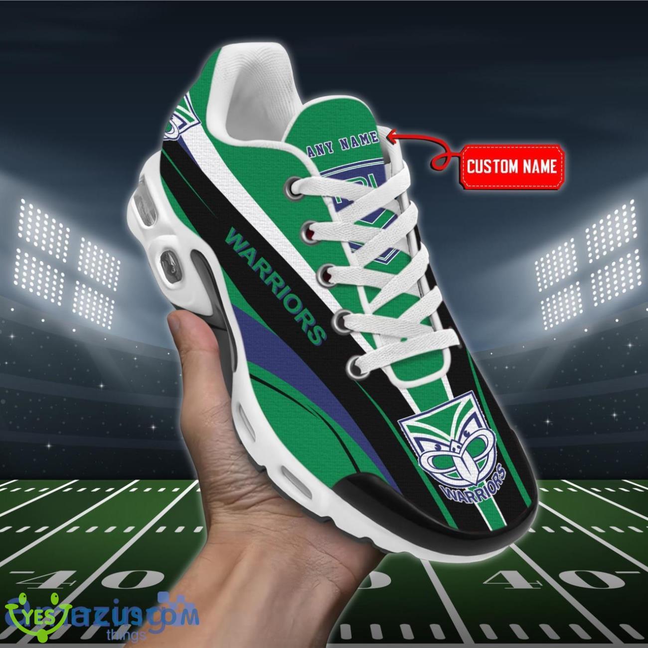 New Zealand Warriors Personalized Name Air Cushion Sports Shoes Sneaker KLTNS220384