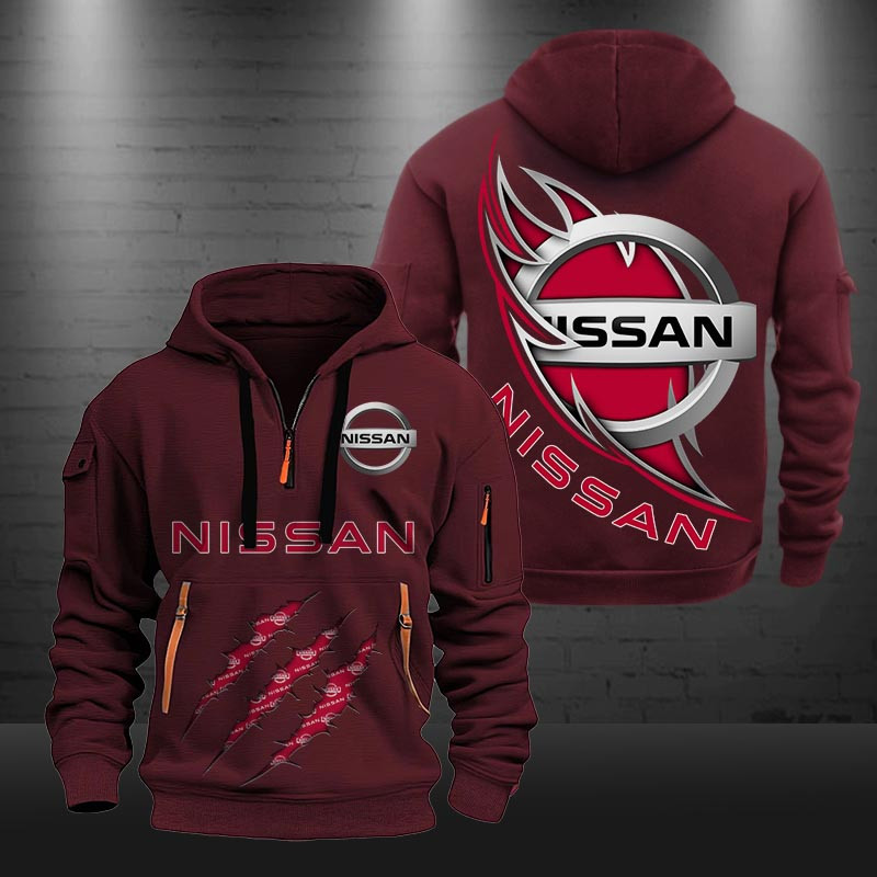 Nissan New Zip Hoodie 0466 Multicolor