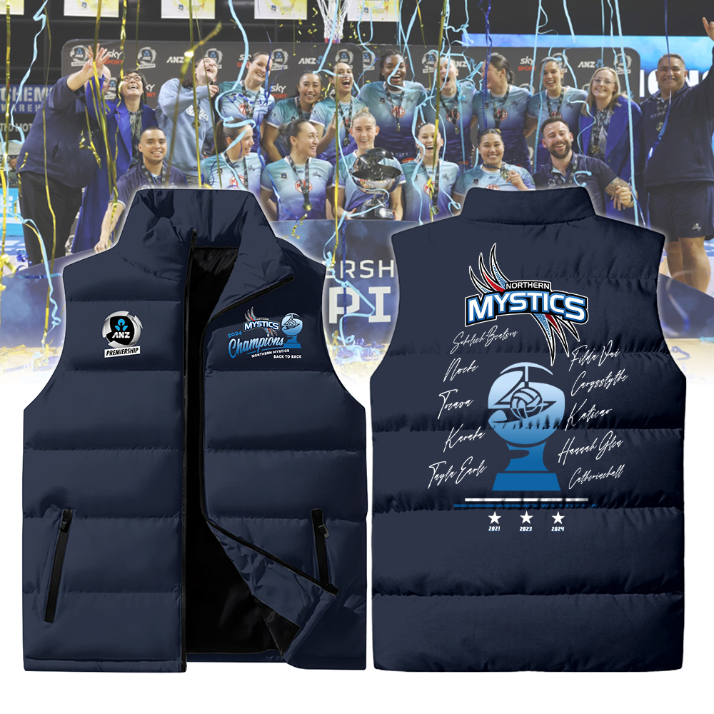Northern M y s t i c s  ANZ Premiership Champions  2D Cotton Vest