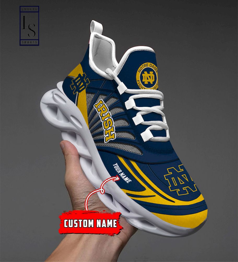 Notre Dame Fighting Irish Custom Name Max Soul Shoes