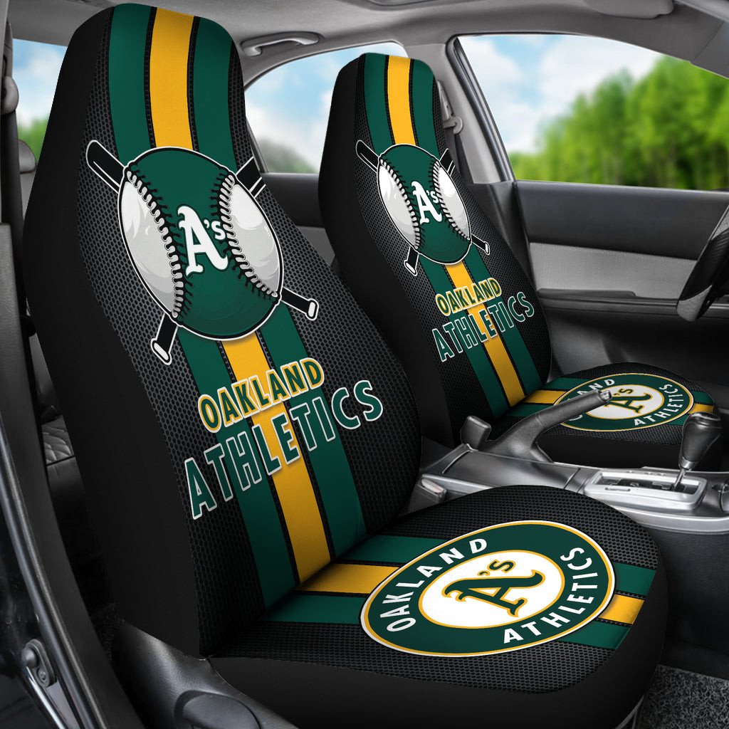 Oakland Athletics Car Seat Covers MBL Baseball Ph220914-21