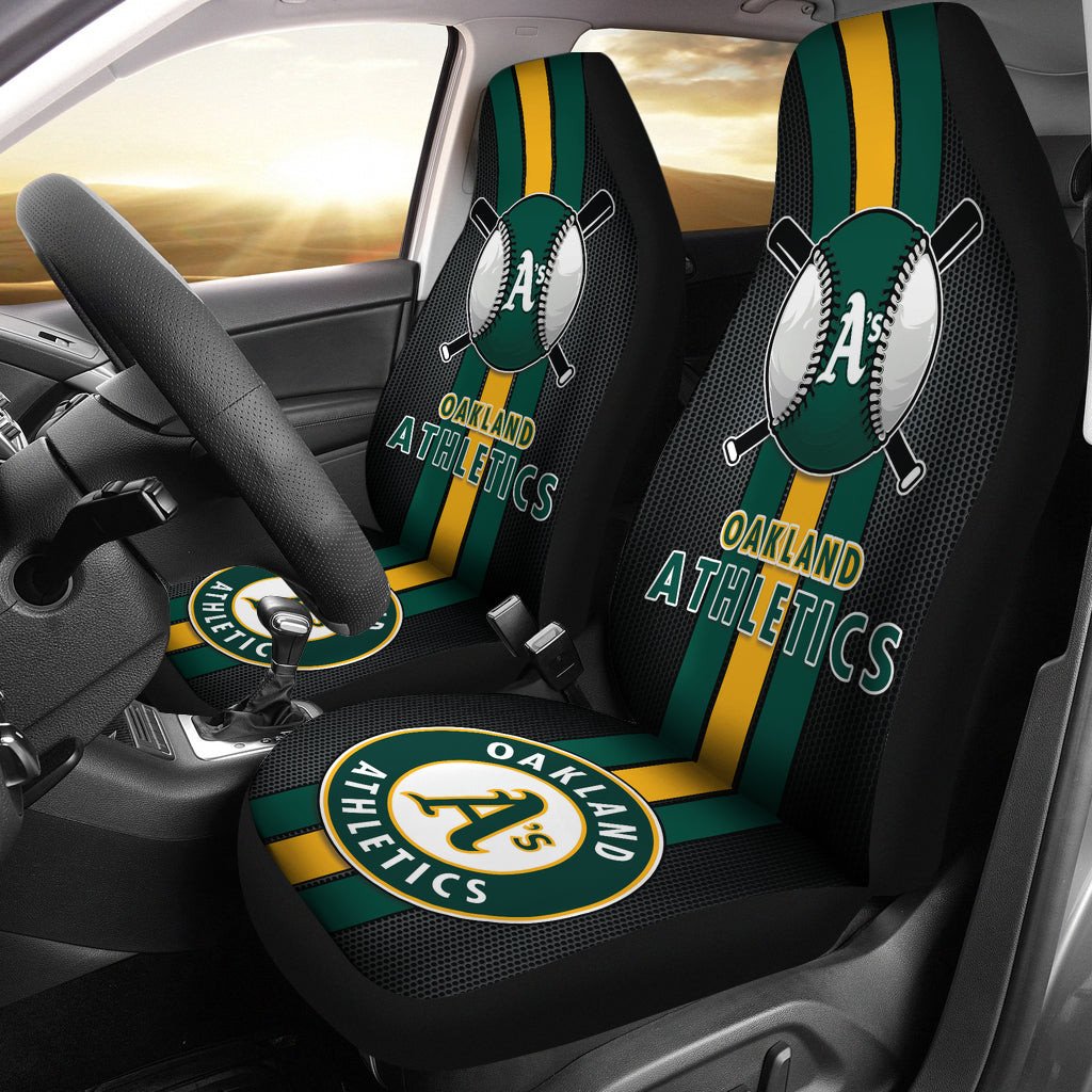 Oakland Athletics Car Seat Covers MBL Baseball Ph220914-21