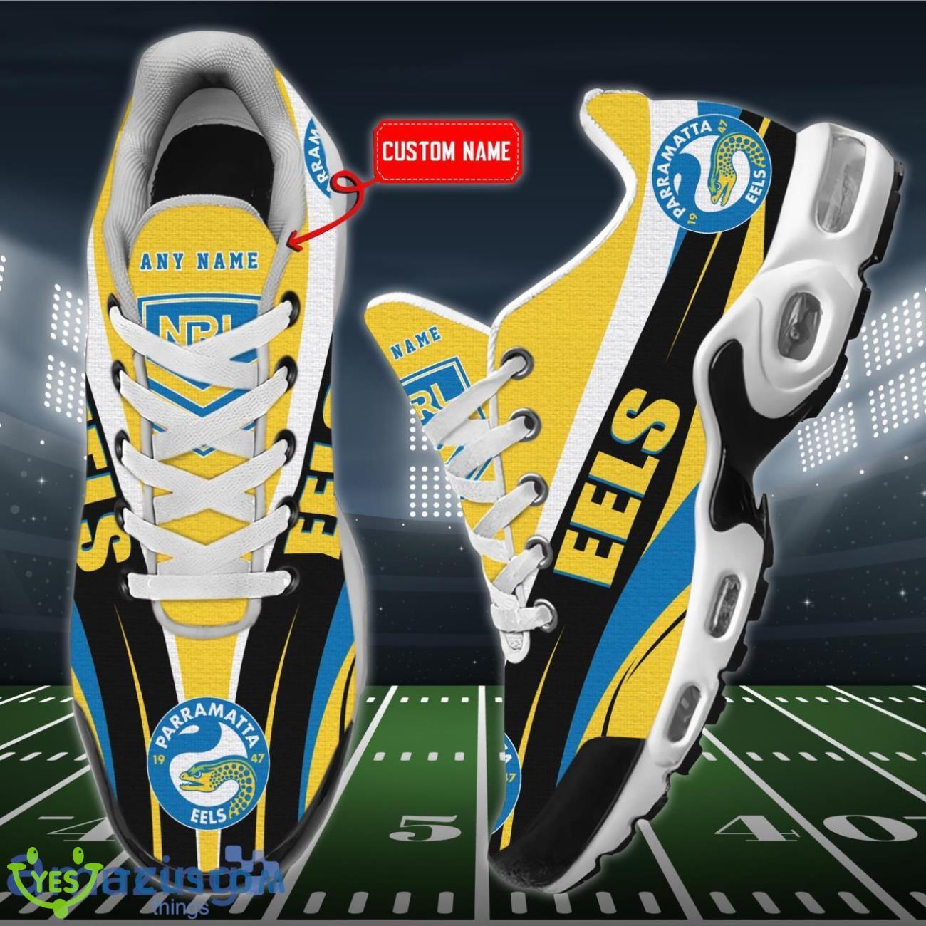 Parramatta Eels Personalized Name Air Cushion Sports Shoes Sneaker KLTNS220406