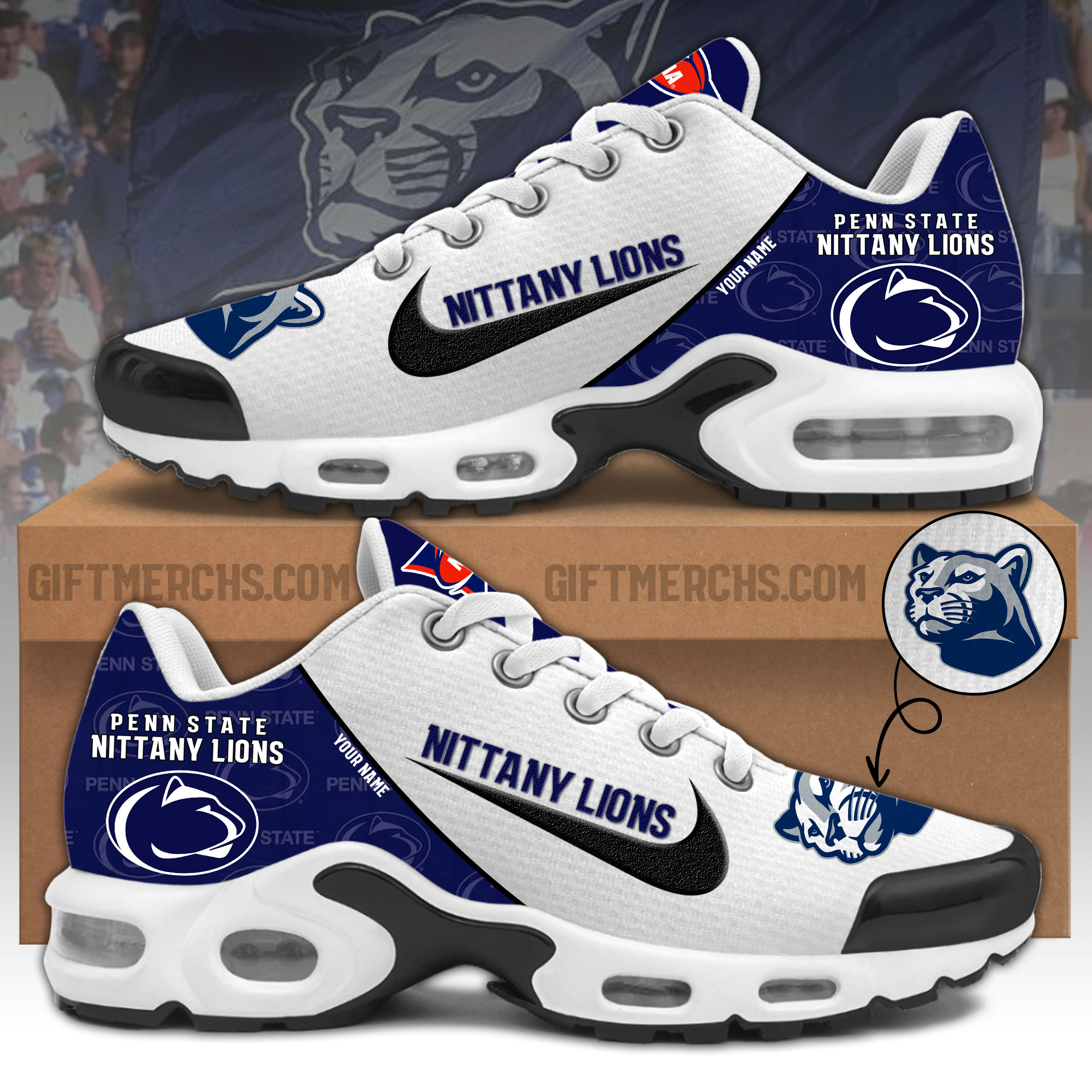 Penn State Nittany Lions Personalized Shoes