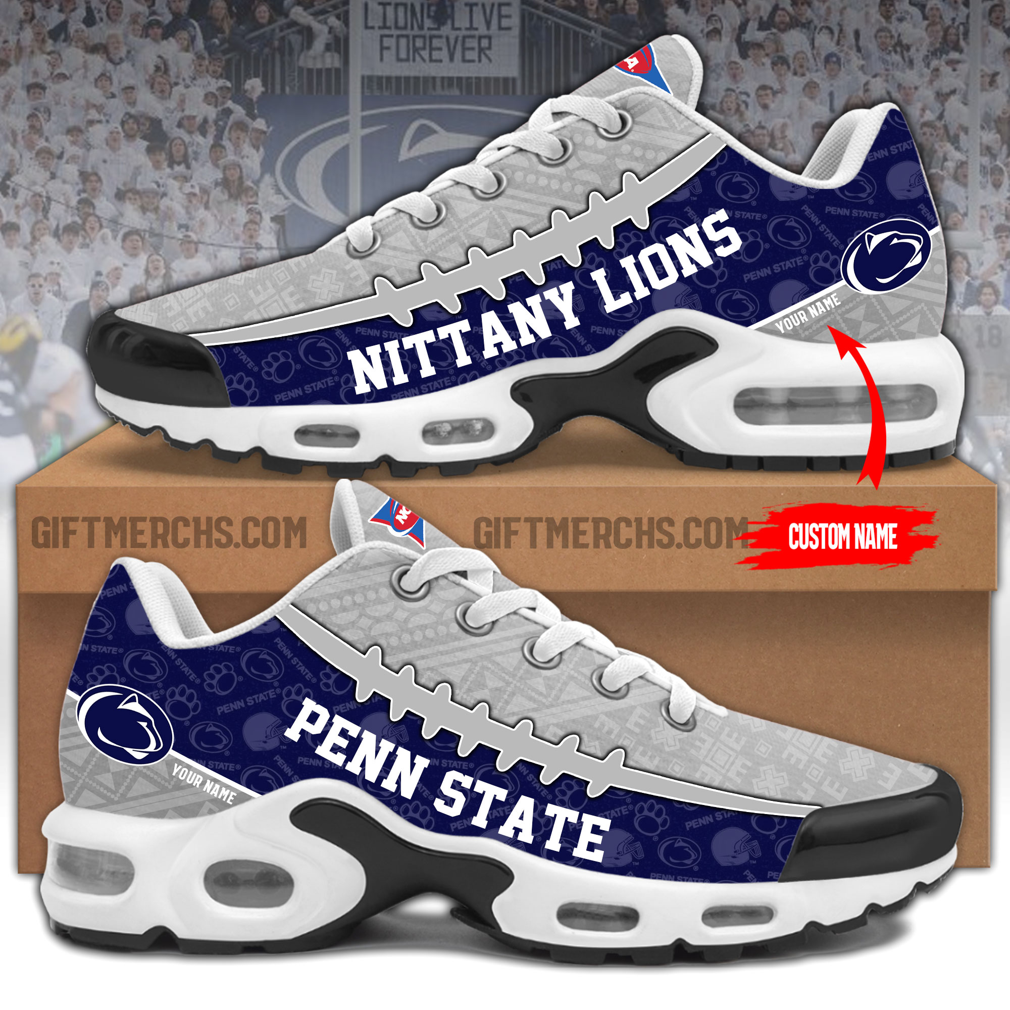 Penn State Nittany Lions Personalized Shoes