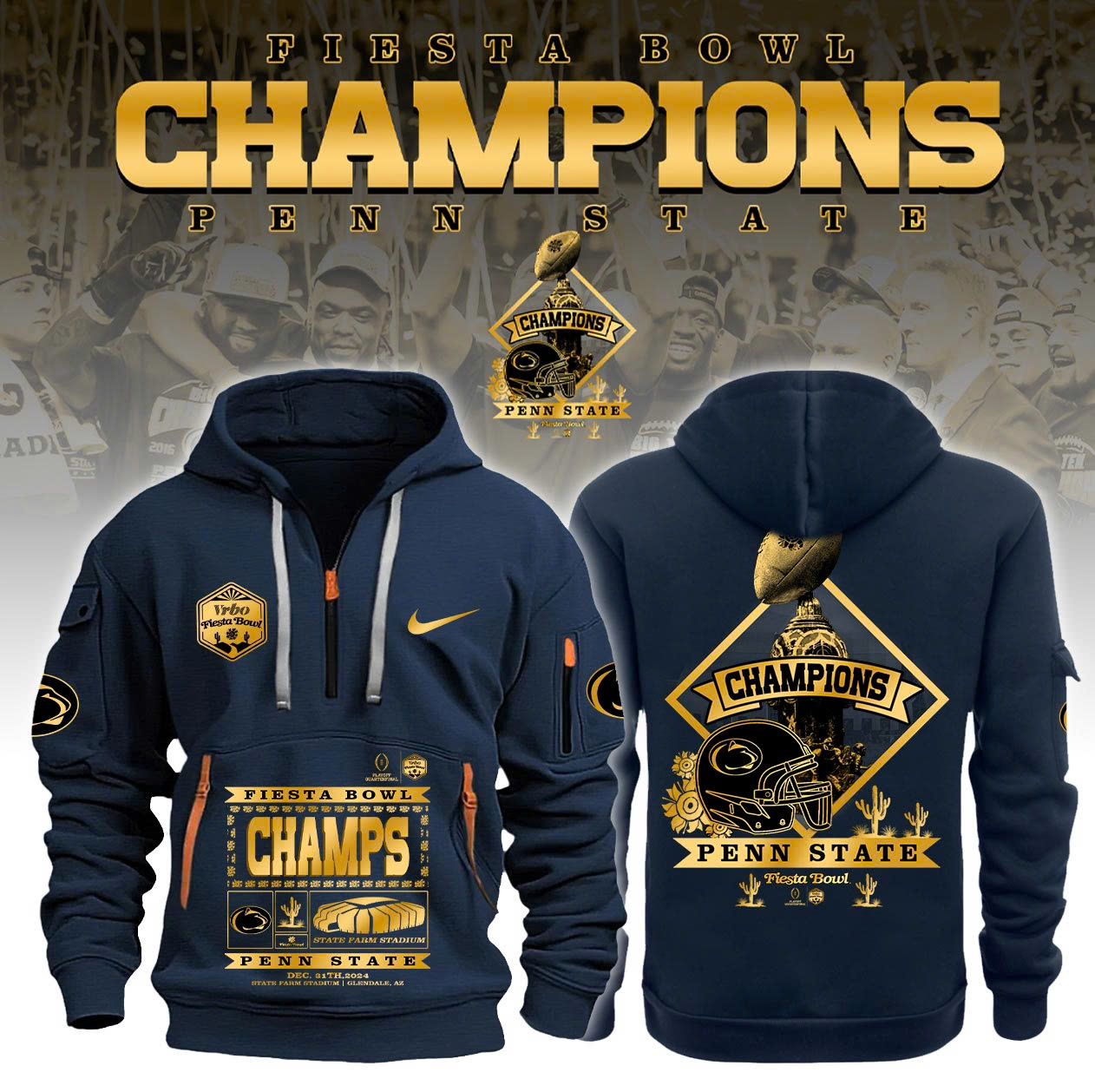 Penn State Nittany Lions x Fiesta Bowl Champions New Hoodie v2