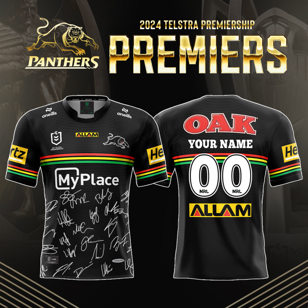 Penrith Panthers Jersey Premiers Gold