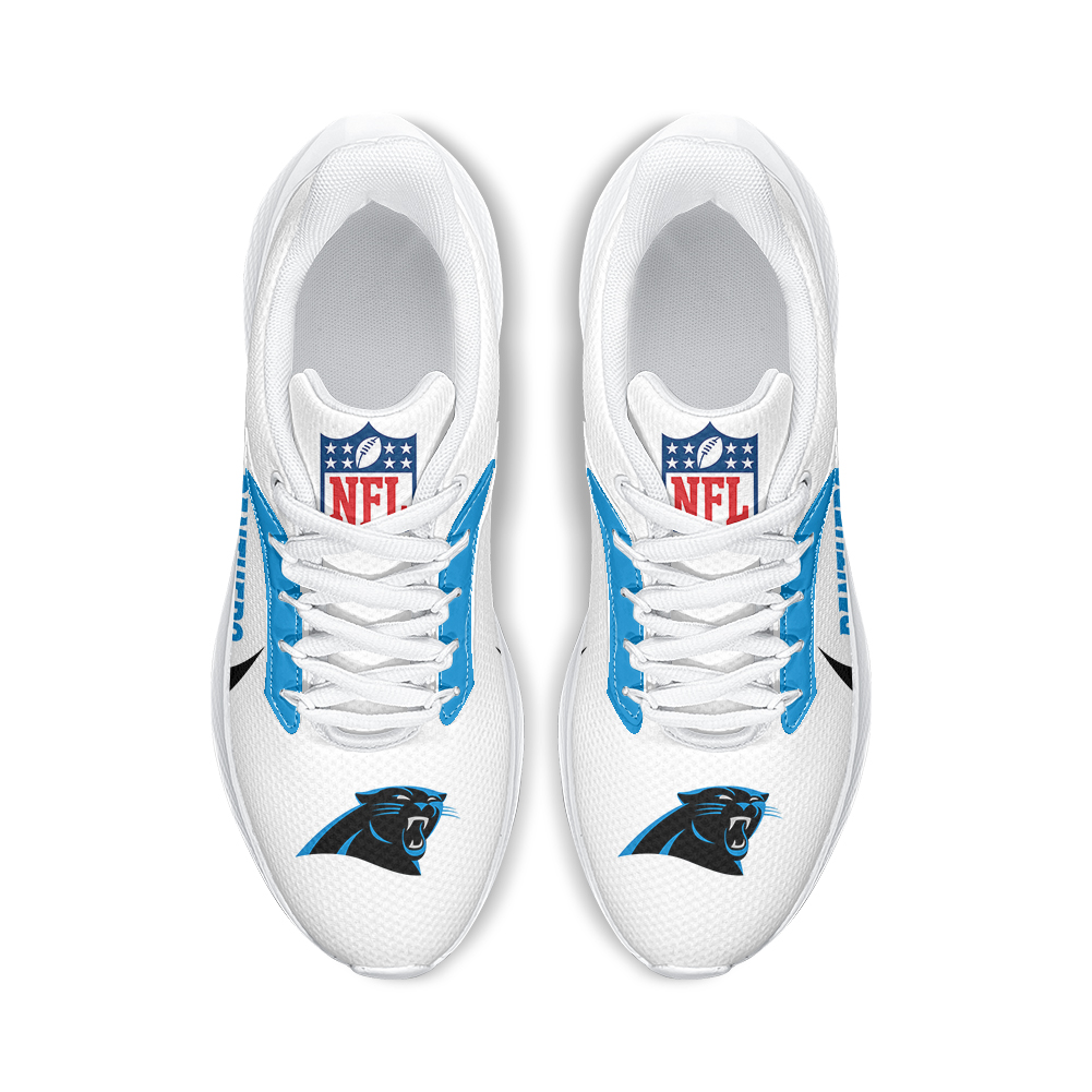 Personalized Carolina Panthers Running Sneakers