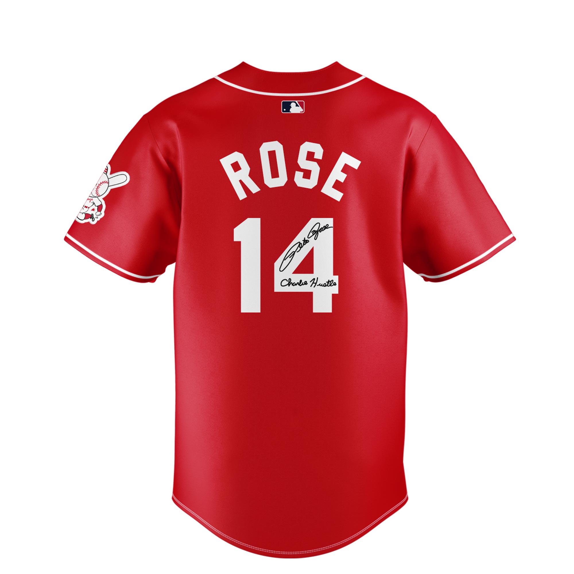 Pete Rose Cincinnati Reds The Hit King 1941 Thank You For The Memories Signatures Baseball Jersey s