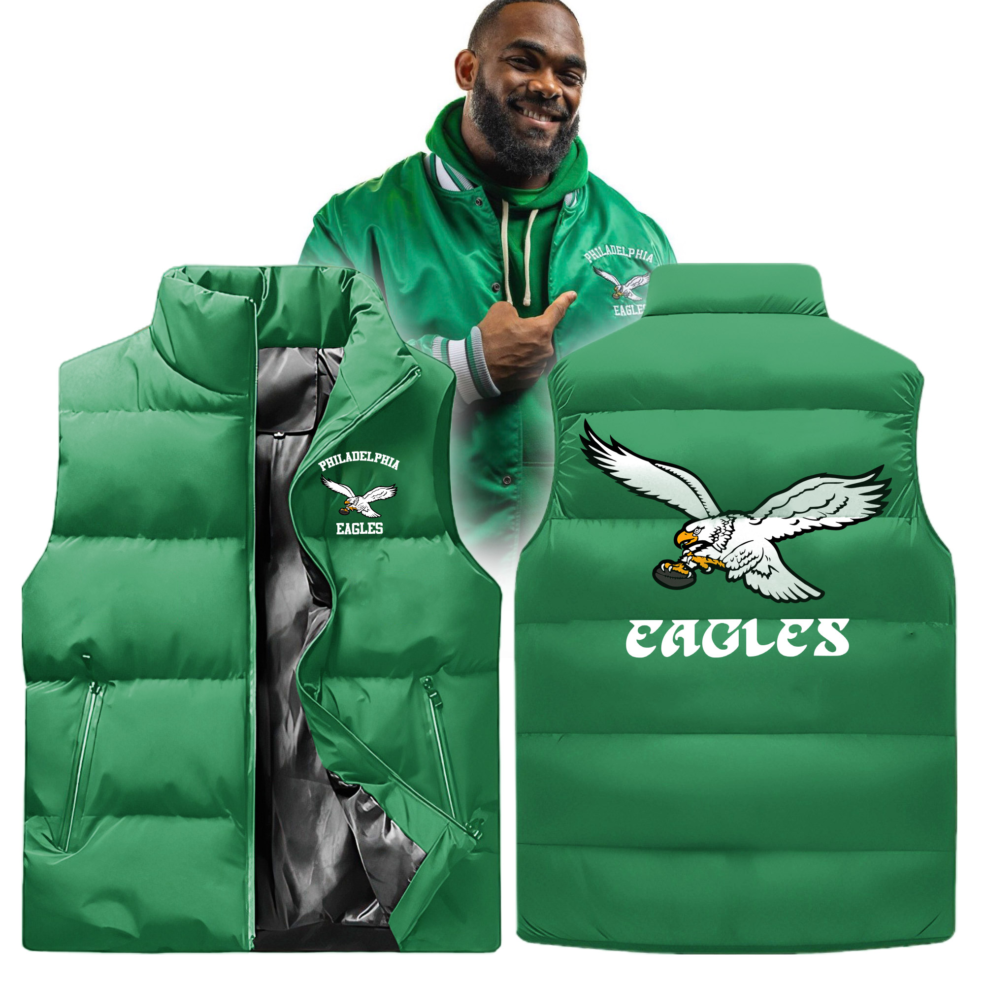Philadelphia Eagles     3D Cotton Vest