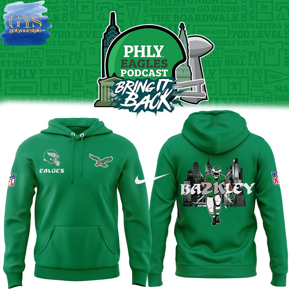 Philadelphia Eagles Bring It Back Green Hoodie