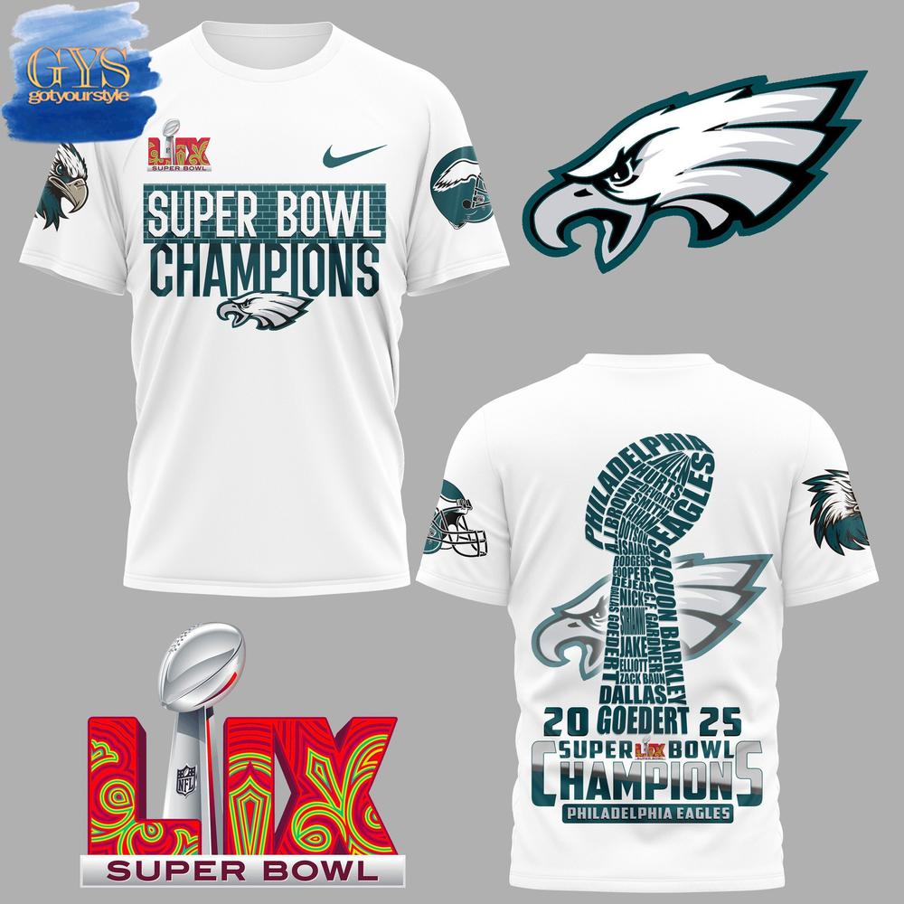 Philadelphia Eagles Champions Super Bowl LIX Merchandise