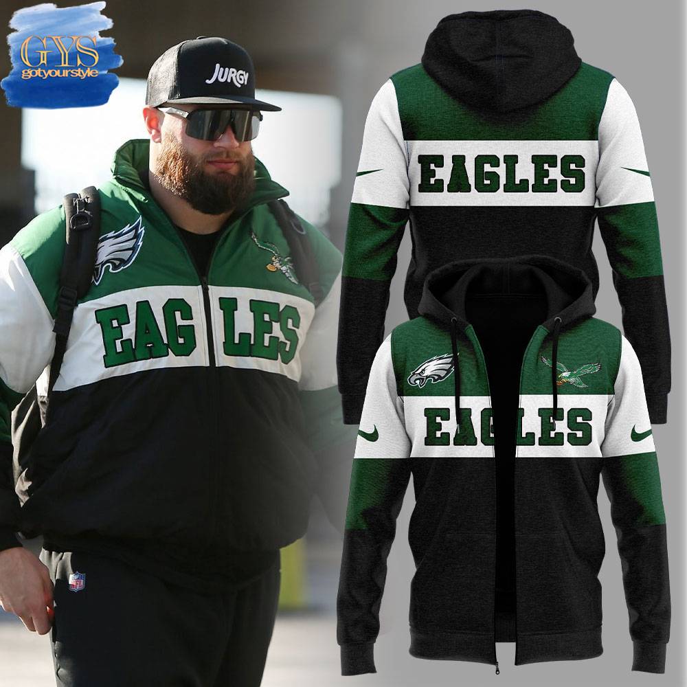 Philadelphia Eagles Lane Johnson Special Zip Hoodie