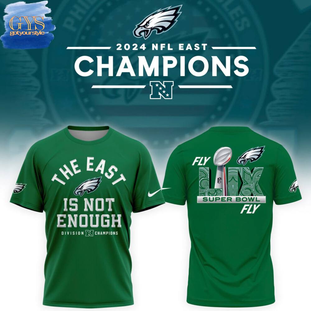Philadelphia Eagles NFC East Champions Fly Super Bowl T-Shirt