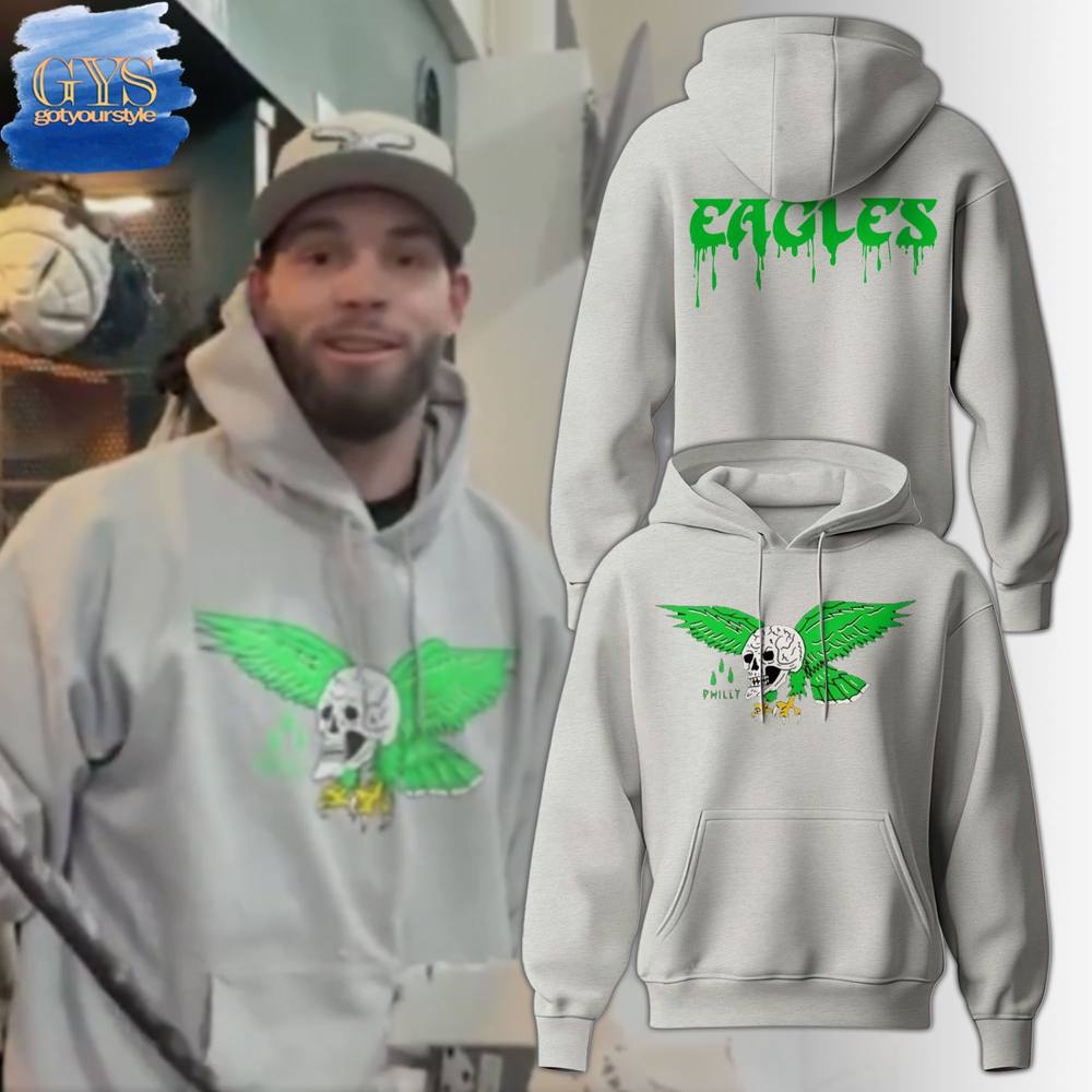 Philadelphia Eagles Philly Skull 2025 Hoodie