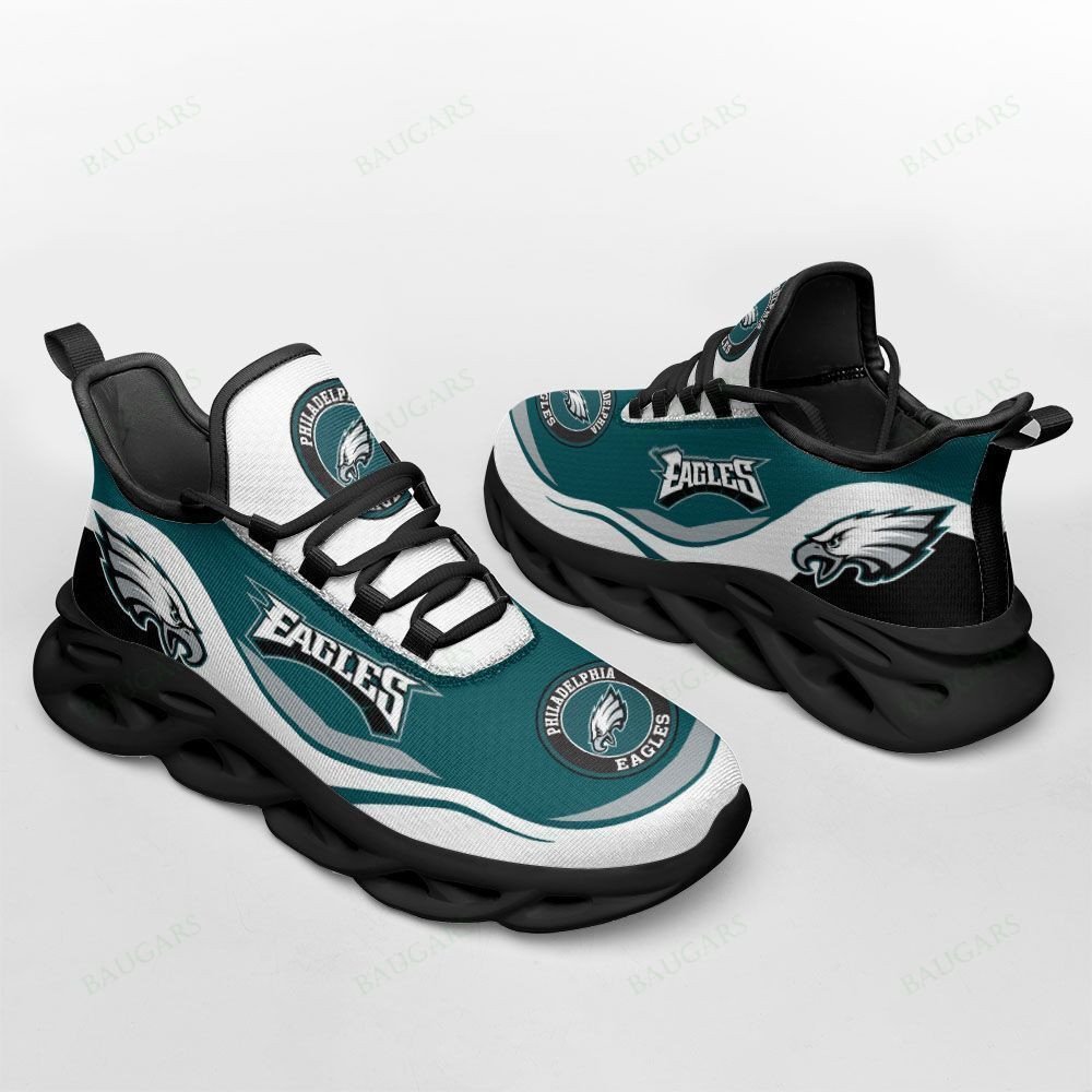 Philadelphia Eagles Running Sneakers Art 849