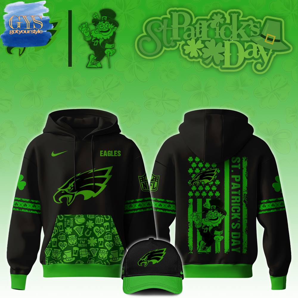 Philadelphia Eagles Saint Patrick's Day Hoodie