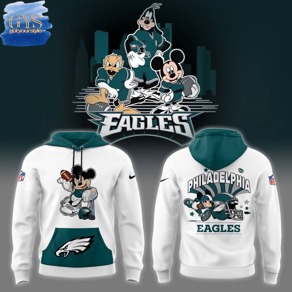 Philadelphia Eagles x Disney Mickey Mouse Hoodie