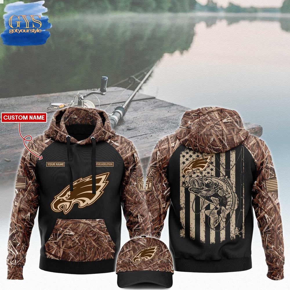Philadelphia Eagles x Fishing Hoodie