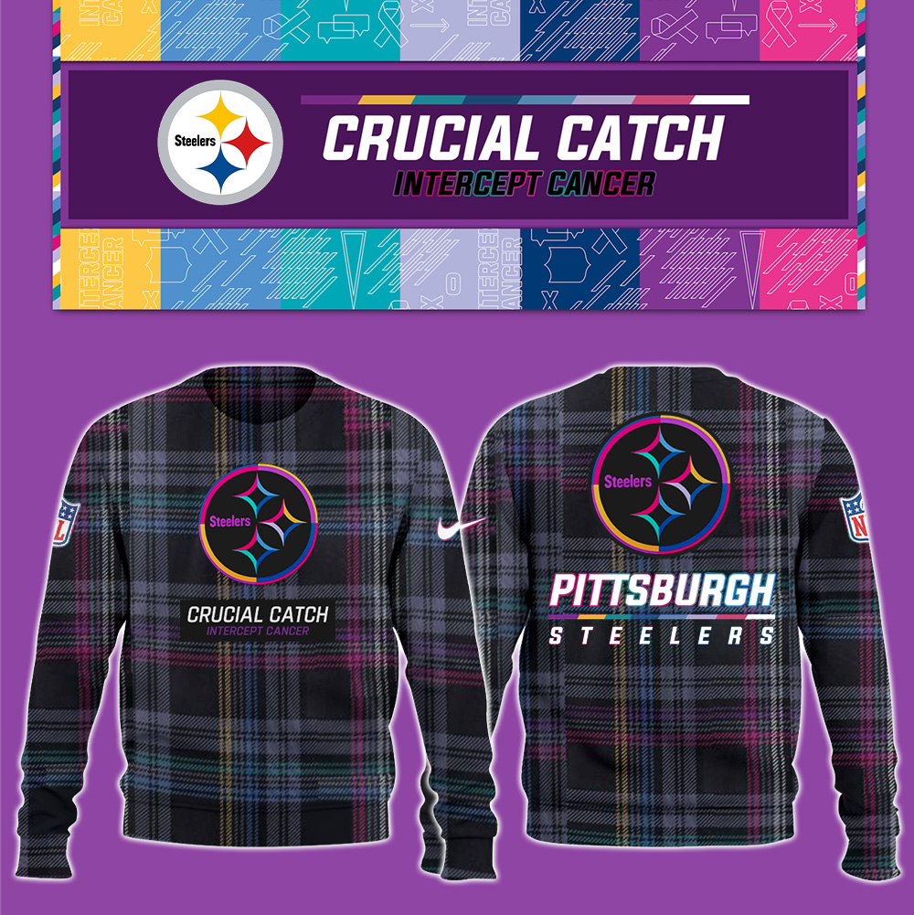 Pittsburgh Steeler Crucial Catch Hoodie V2