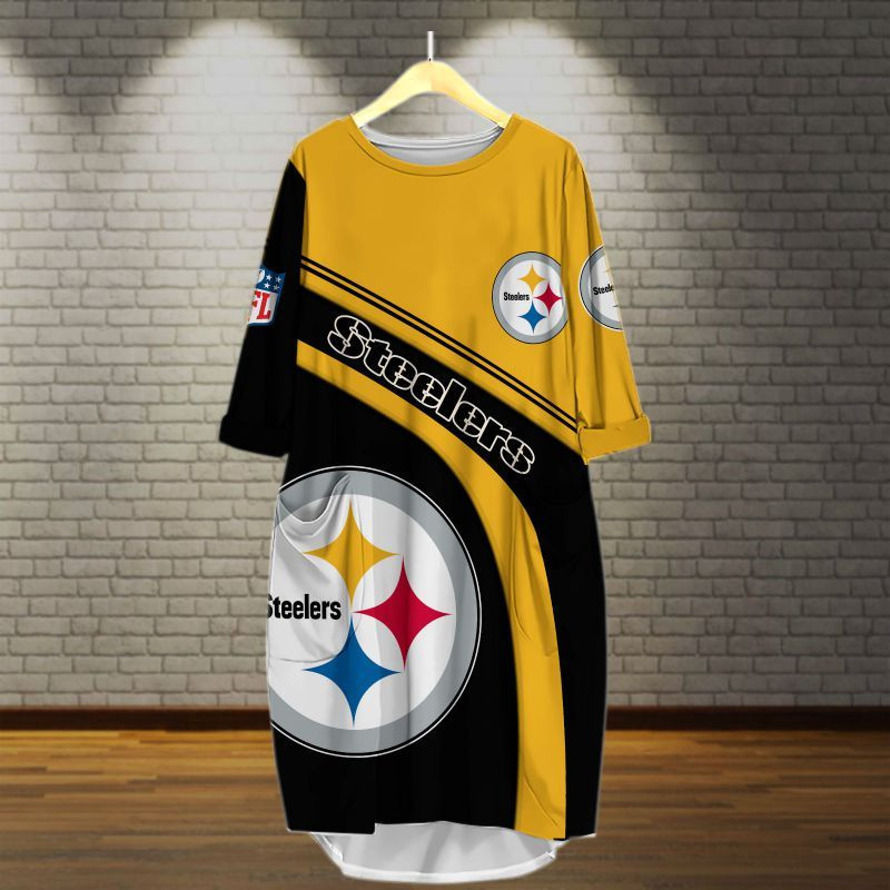 Pittsburgh Steelers All Over Print Caftan3403