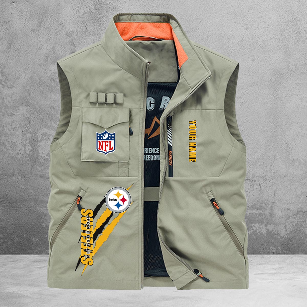 Pittsburgh Steelers Fishing Vest