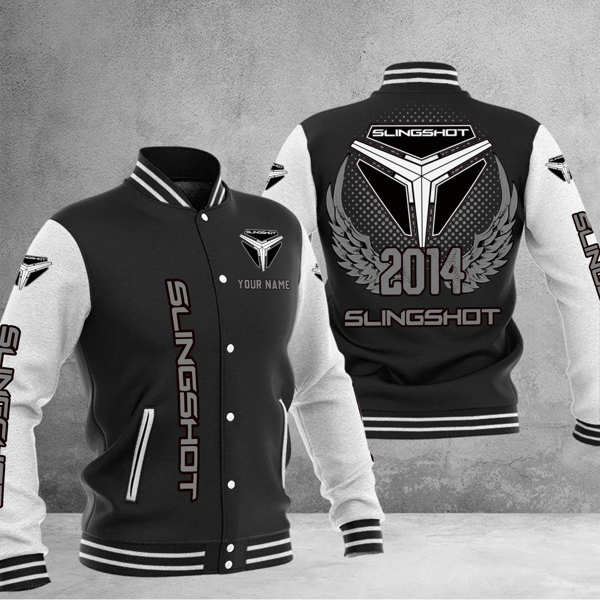 Polaris Slingshot DMHJ1069 Baseball Jacket Multicolor