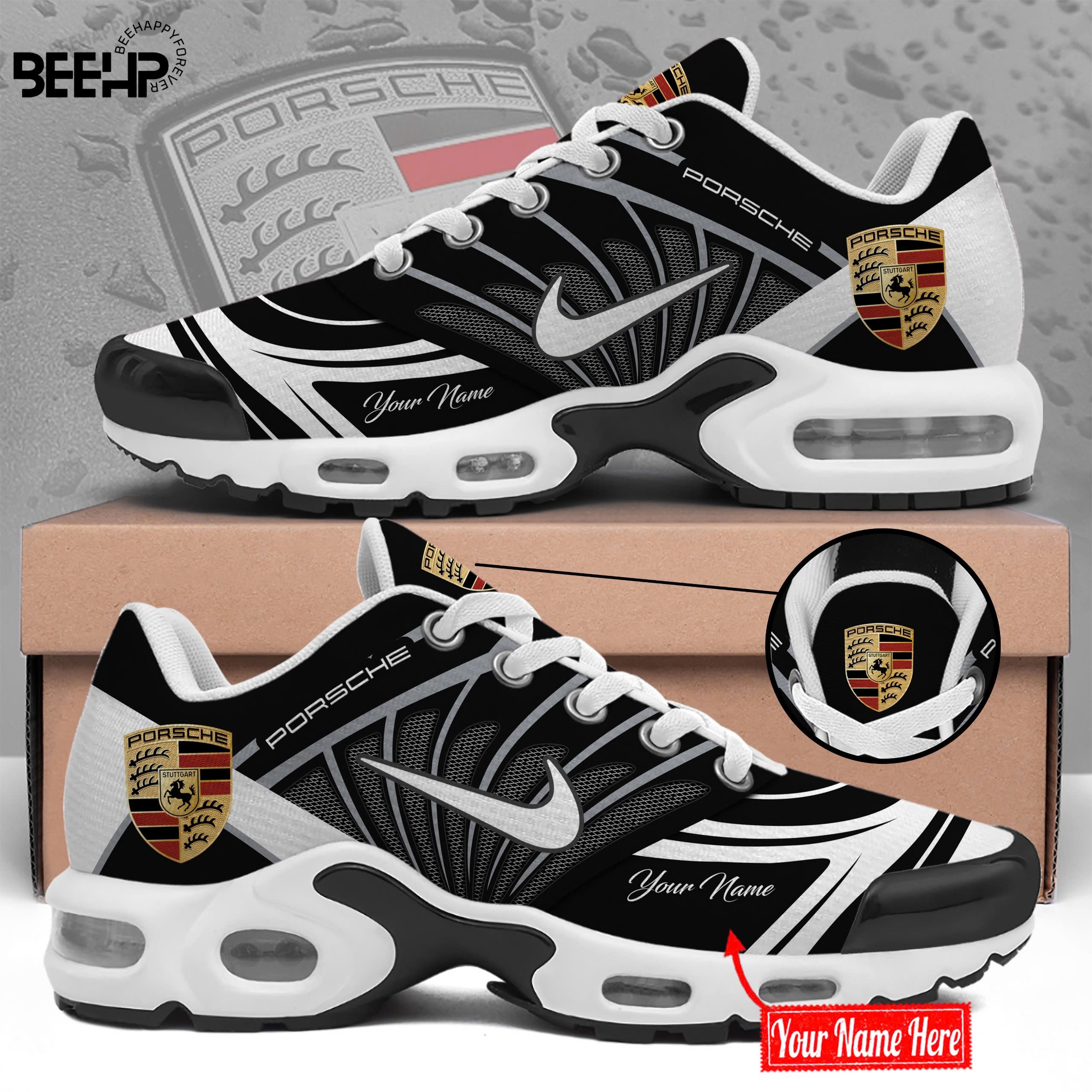 Porsche Custom Name Sport Shoes VS20