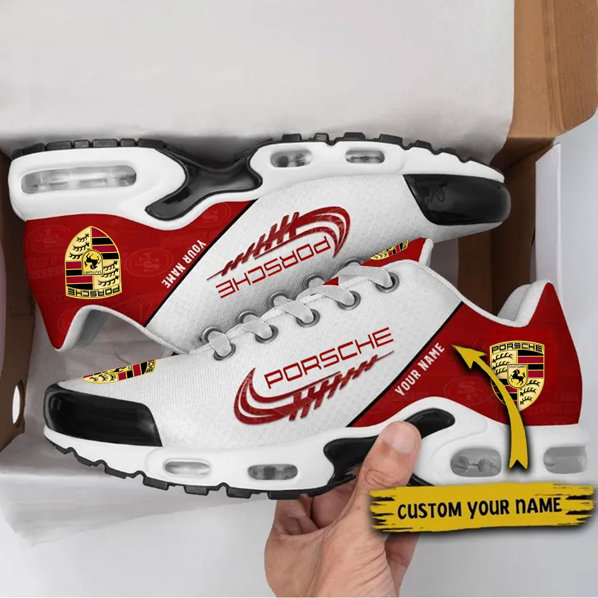 Porsche Custom Name Sport Shoes VS5